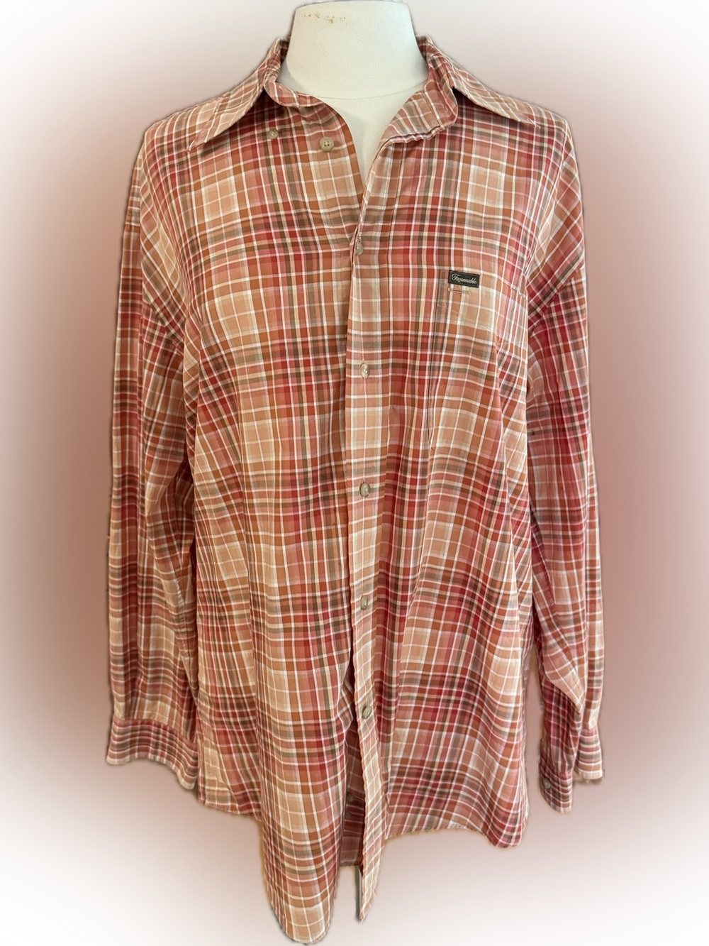 Façonnable Orange Shirts for Men Large